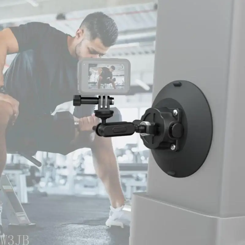 W3JB Robuster Saugnapfhalter für Sportkameras, unterstützt 3 kg Last für Pocket 3/Pocket 2 Action-Kameras, stabile Fixierung – Detail 2