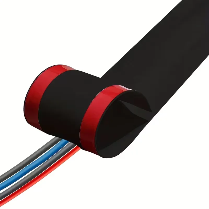 1PC 1/3meter PVC Boden Kabel Protector Selbstklebende Draht Abdeckung Flexible Kabel Kanal Cord Hider Für Home büro Schreibtisch TV Computer