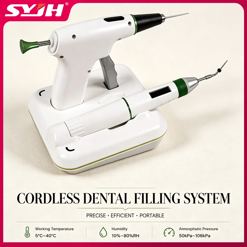 

SYJH Dental Endo Obturation System Hot Melt Glue Pen & Gun with 3D 360° Rotatable Anti-scald & Anti-overflow Silver Needle