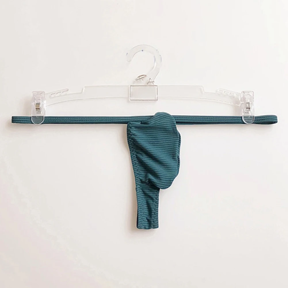 1 قطعة الرجال مثير مطاطا منخفضة الارتفاع حزام رياضي ملخصات سيور G-سلاسل T-الظهر الملابس الداخلية الحميمة بيكيني الحقيبة سراويل