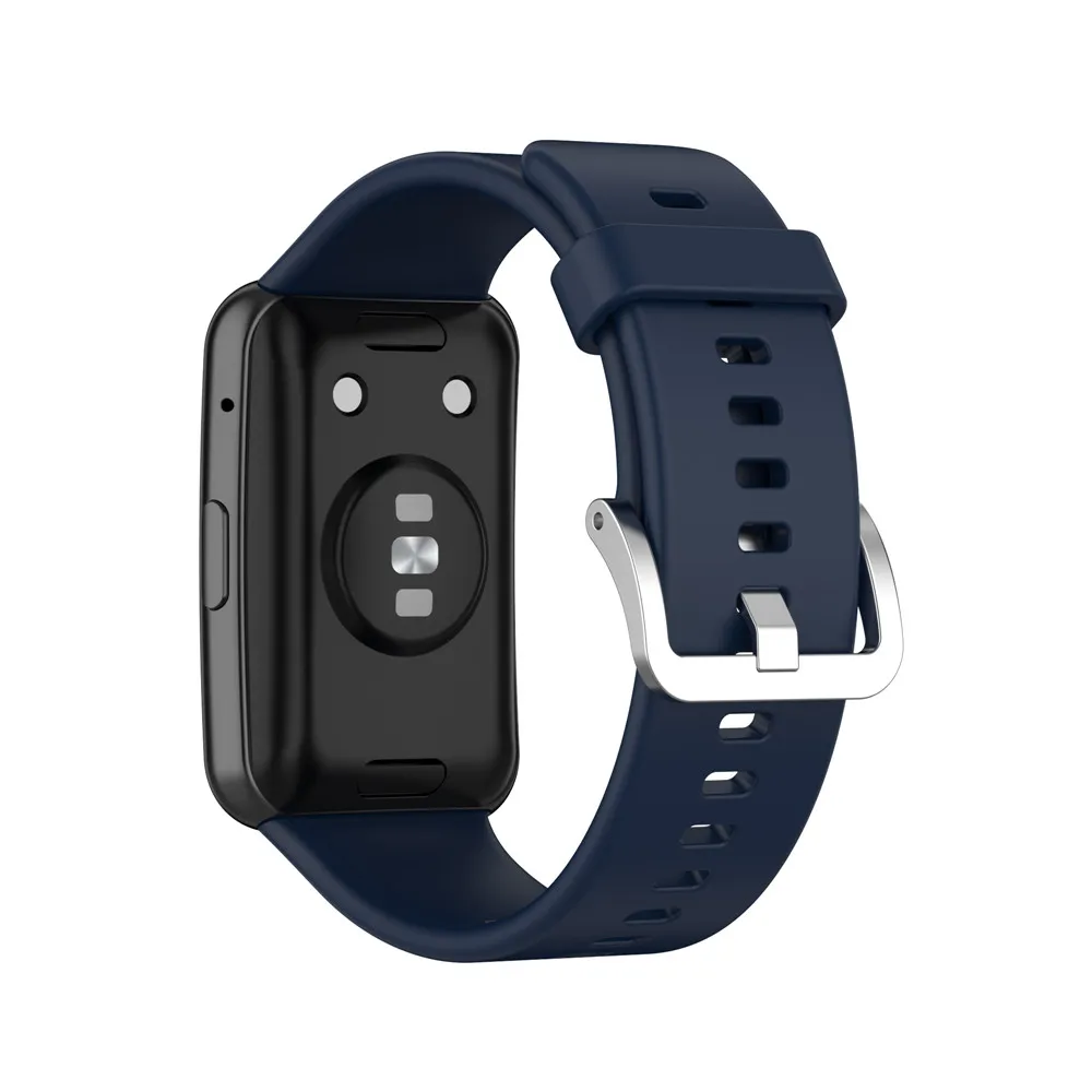 BEHUA Buntes Silikonarmband für Huawei Watch Fit Original Smartwatch-Zubehör, Handgelenksband mit Werkzeug, einfache Anpassung – Detail 35