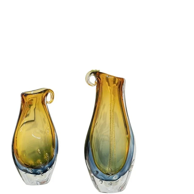 

Simple light luxury high sense gradual change color flower arrangement vase ornament