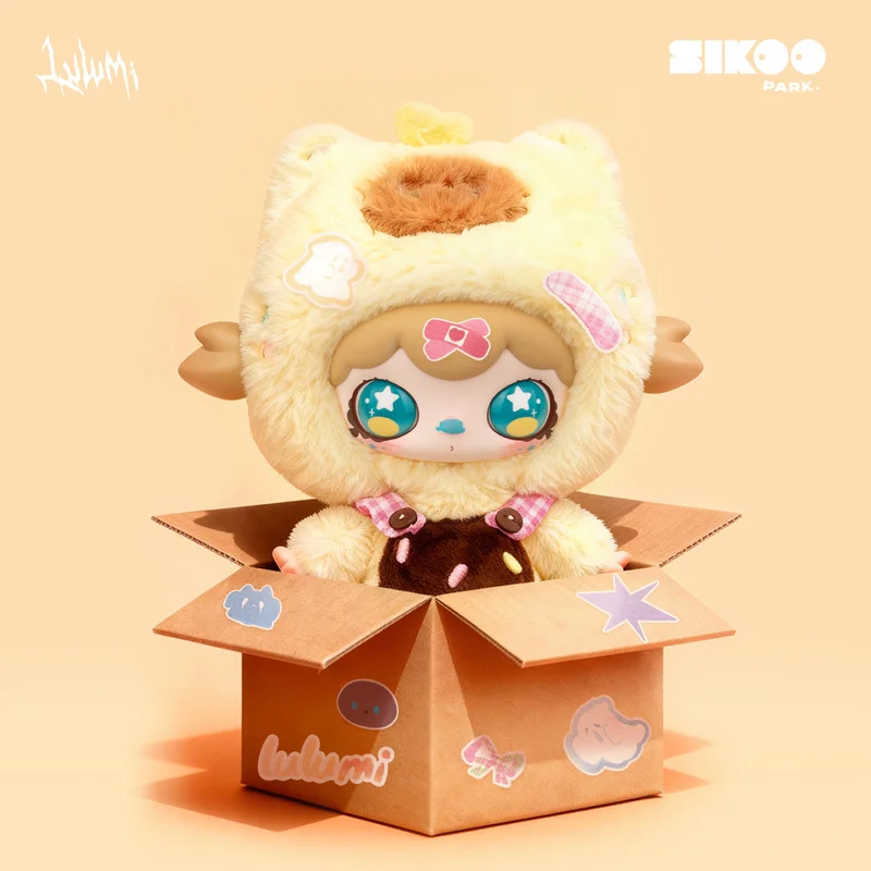 

Lulumi Box You Hide And Seek Cat Limited Edition Blue Pink Hanging Card Backpack Accessories Collection Model Mysterious Boxs