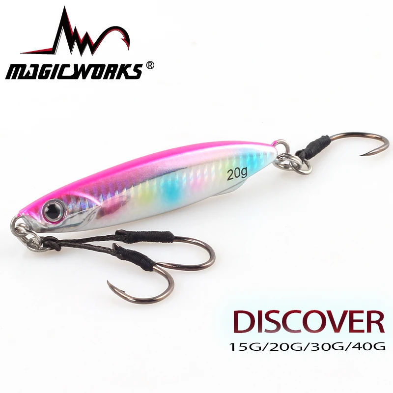Señuelos de metal para mar y jigging lento – cuchara 15-40 g