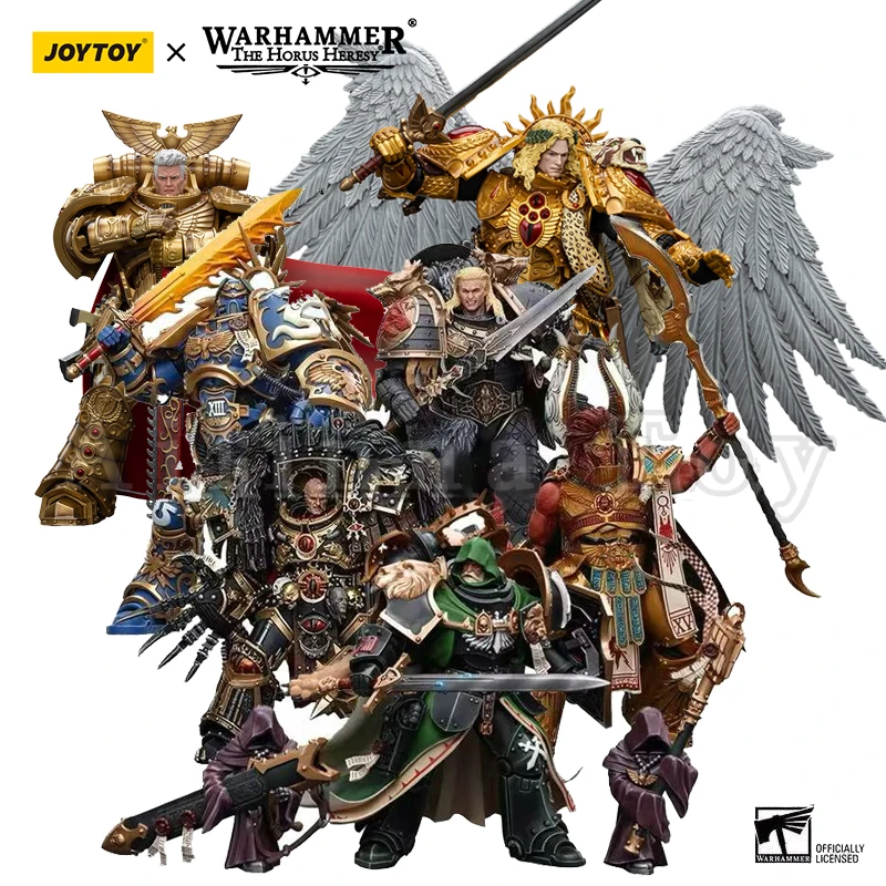 JOYTOY 1/18 Action Figure 40K The Horus Heresy Primarch Rogal Dorn Guilliman El Jonson Leman Russ Magnus The Red Sanguinius