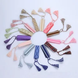 Ethnic Personality Braided Fabric Bracelet for Women Bohemian Adjustable Bracelet Handmade Wrist Bracelet Tassel Fashion Jewelry