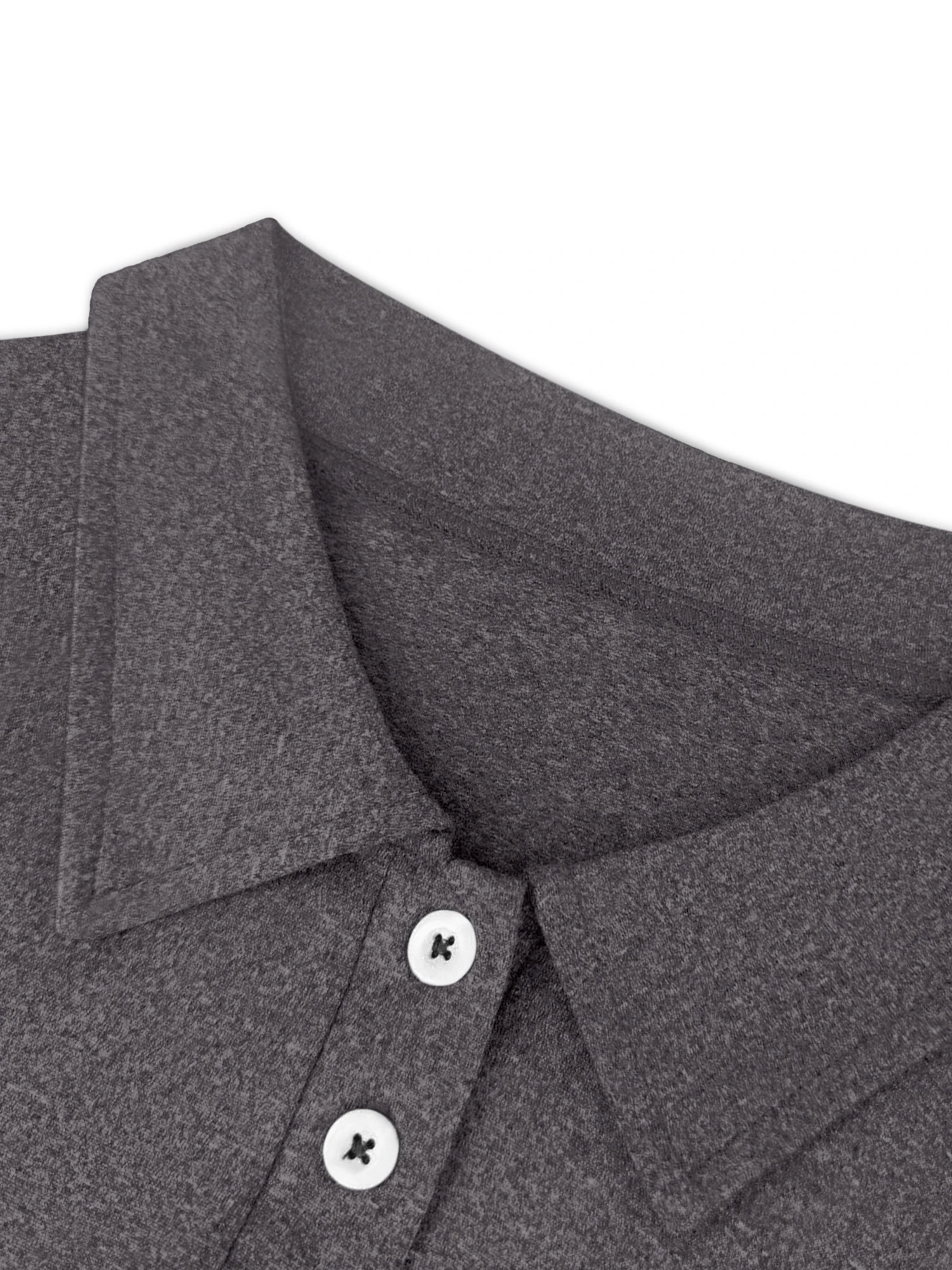 Minimalistisches Herz-EKG-Linien-Grafik Damen Kurzarm-Poloshirt mit Kragen, Schlanker Schnitt, Tägliches Casual-Sommer-Oberteil – Detail 9