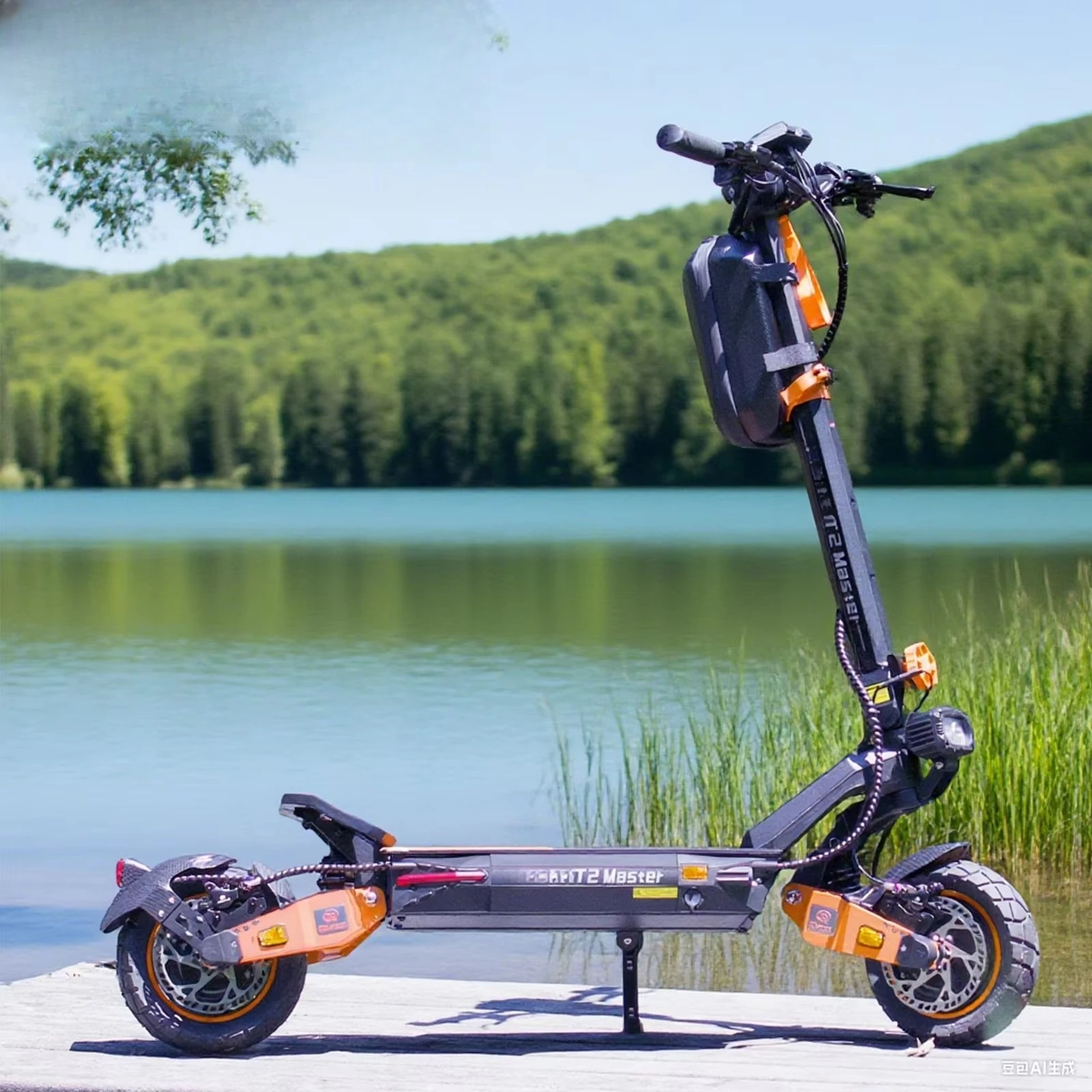 

T2 10inch Dual Motor Electric Scooter Powerful Adult 52v Foldable Scooter Electric