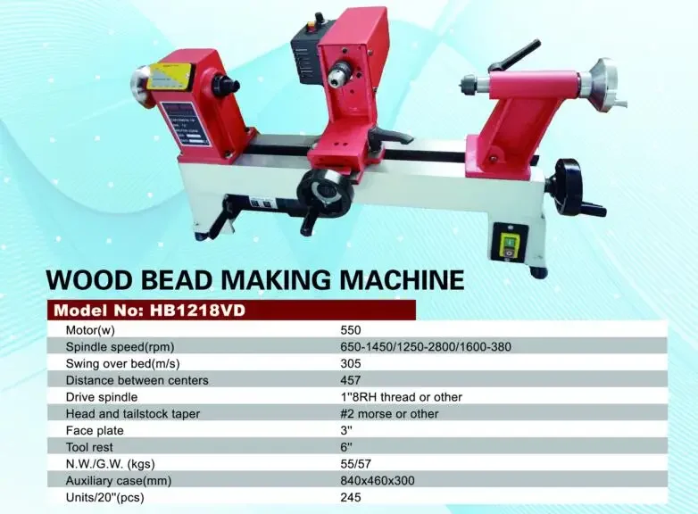 Quality Wood Bead Making Machine /baseball Bat Making Machine, Wood Turning Lathe Woodworking Machine /high Accuracy