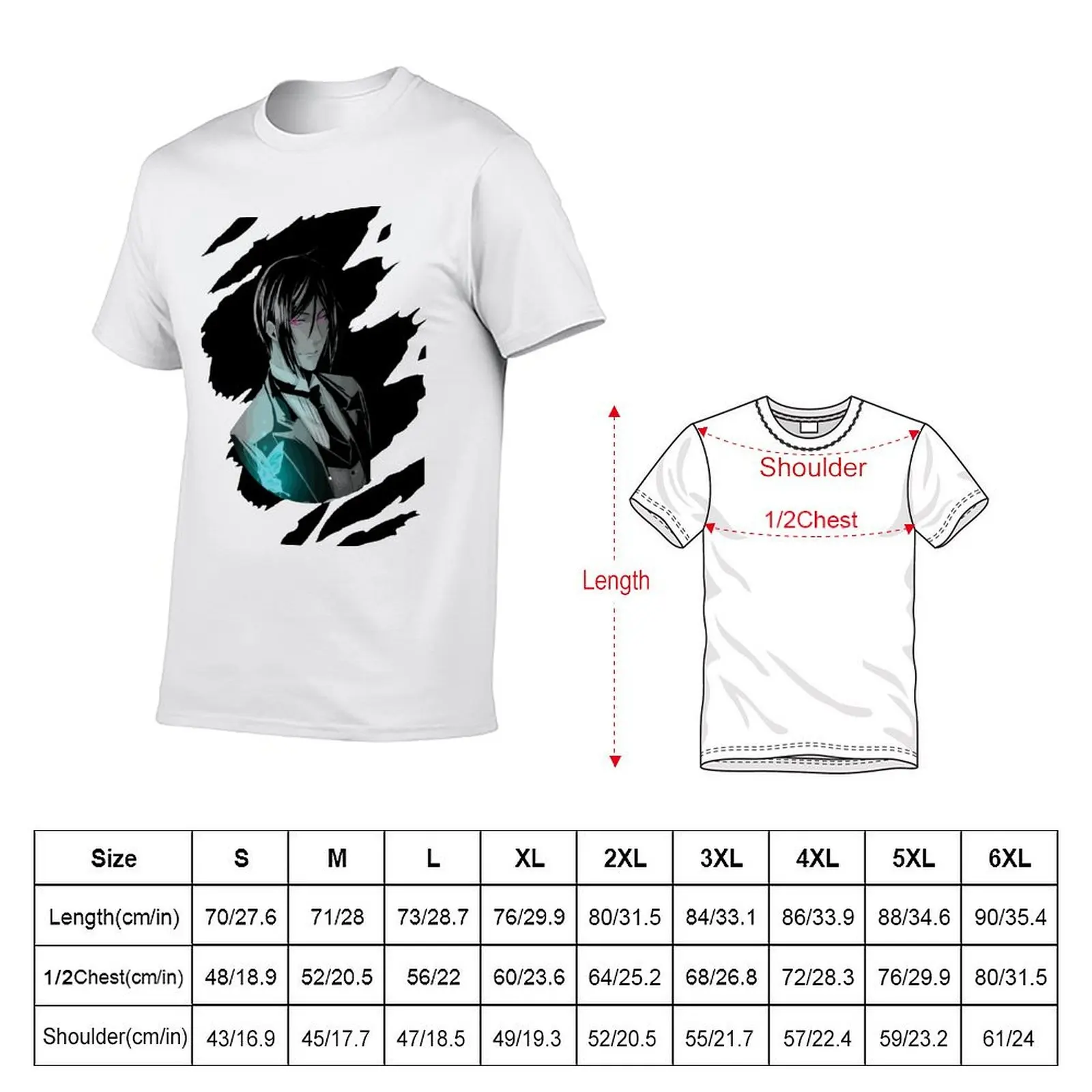 Seb Black Butler T-Shirt t shirt man cotton cotton t shirts man 100% man t shirt designer T-shirt - view 2