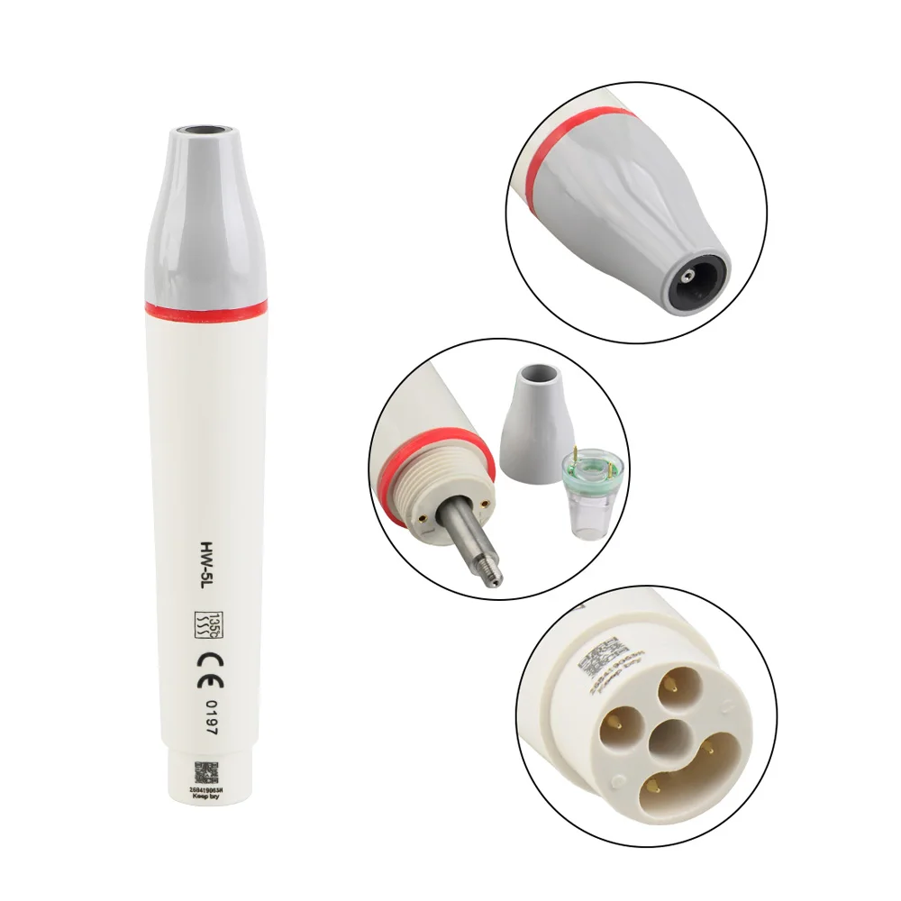 Dental Ultrasonic Scaler Handpiece with LED Woodpecker HW-5L Whitening Ultrasound Scaling Cleaning Tools