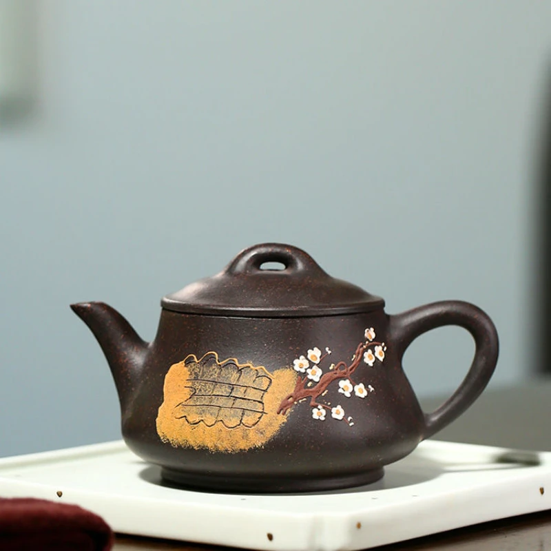 

200ml Yixing Handmade Purple Clay Pot Steeping Teapot Kung Fu Tea Set Original Mineral Tea Set Chinese Teapot