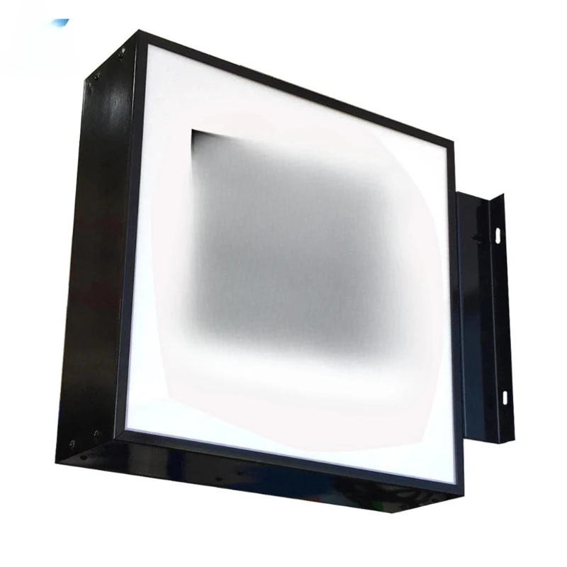 

Advertising LED light box for store square double-sided luminous spirit acrylic light box