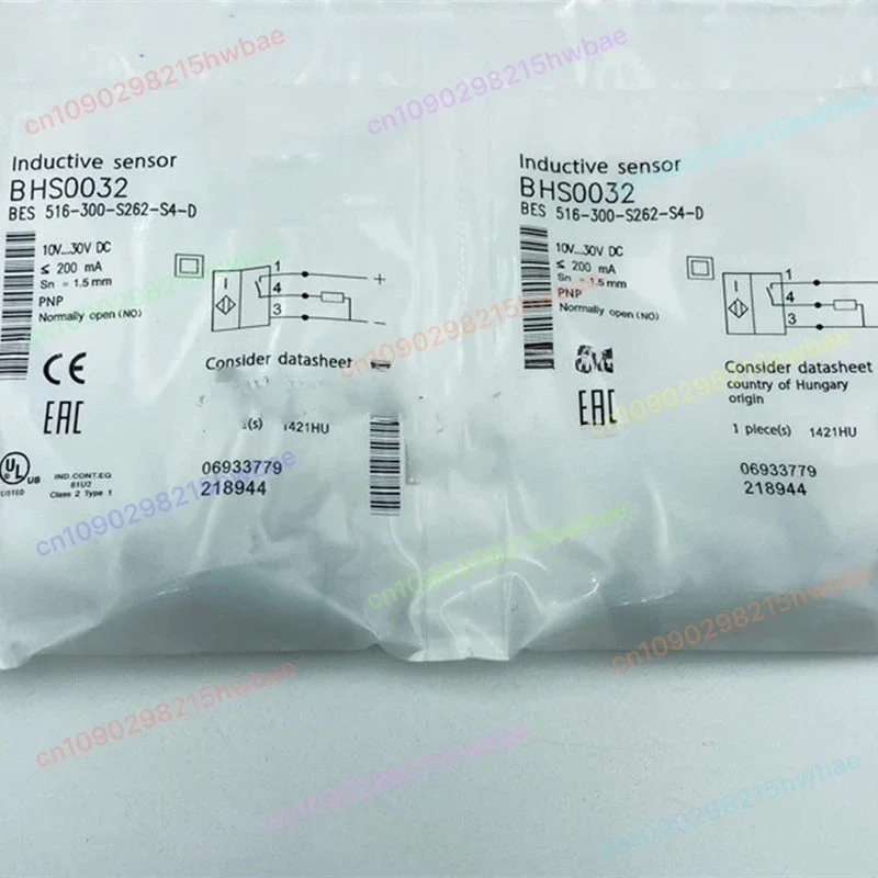 

sensor de alta presión BHS0032 BES 516-300-S262-S4-D, PNP, normalmente abierto, sin interruptor de proximidad, alta calidad