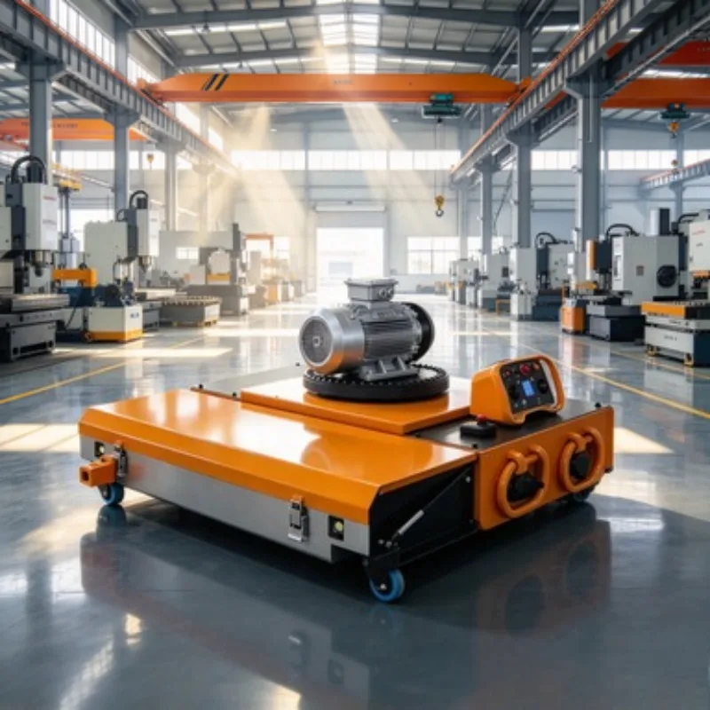Omni Directional Electric Tank Carrier Remote Control Battery Powered Moving Skates for Heavy Machinery Handling Work