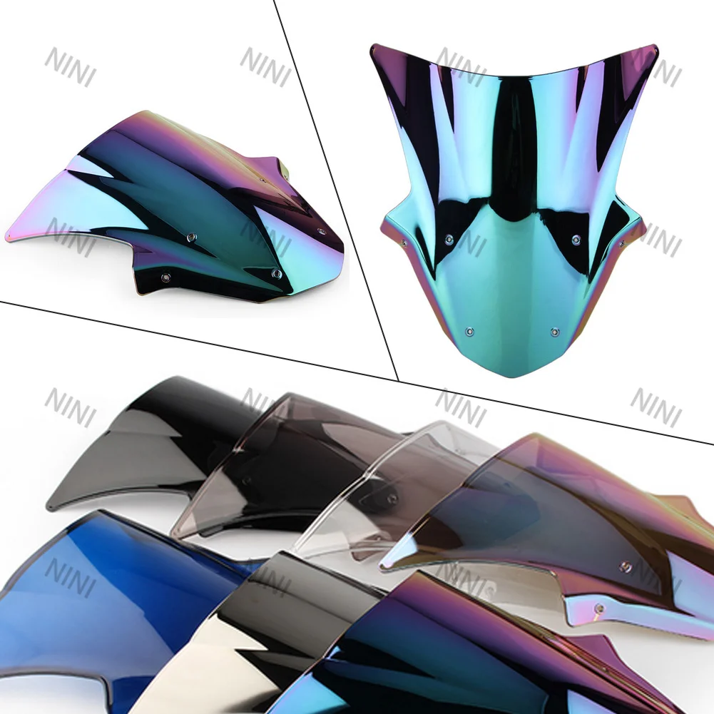 

Motorcycle For Kawasaki Ninja ZX-10R ZX10R ZX 10R 2011 - 2013 2014 2015 Double Bubble Windshield Deflector Protector Wind Screen