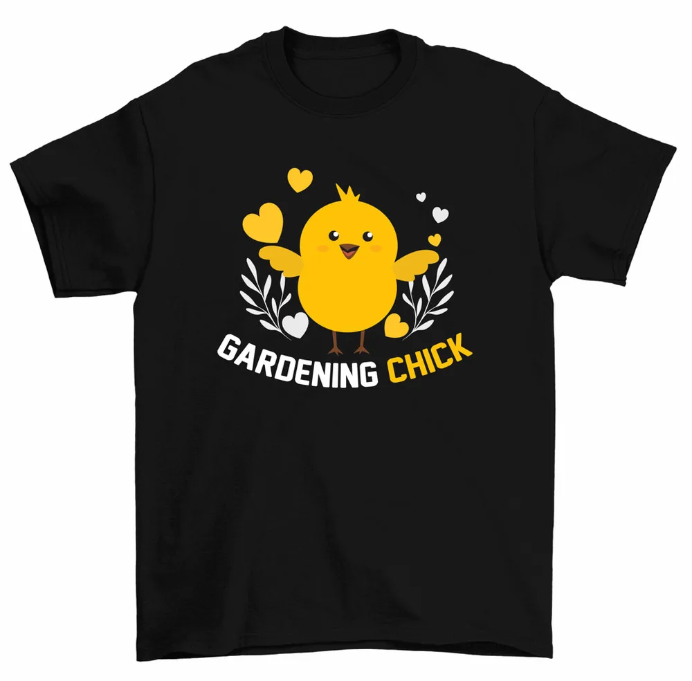 Gardening Chick Gardener Gift T-Shirt Women Unisex High Quality 100%Cotton Short Sleeve