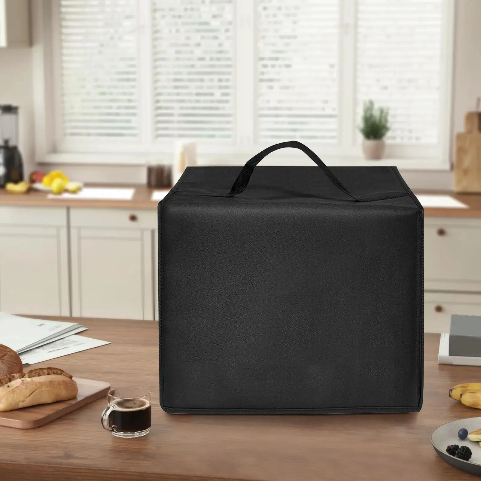 

Пылезащитный чехол для кофеварки, водонепроницаемый чехол для кофеварки с верхней ручкой, устойчивый к ультрафиолетовому излучению нейлоновый протектор для отеля-ресторана