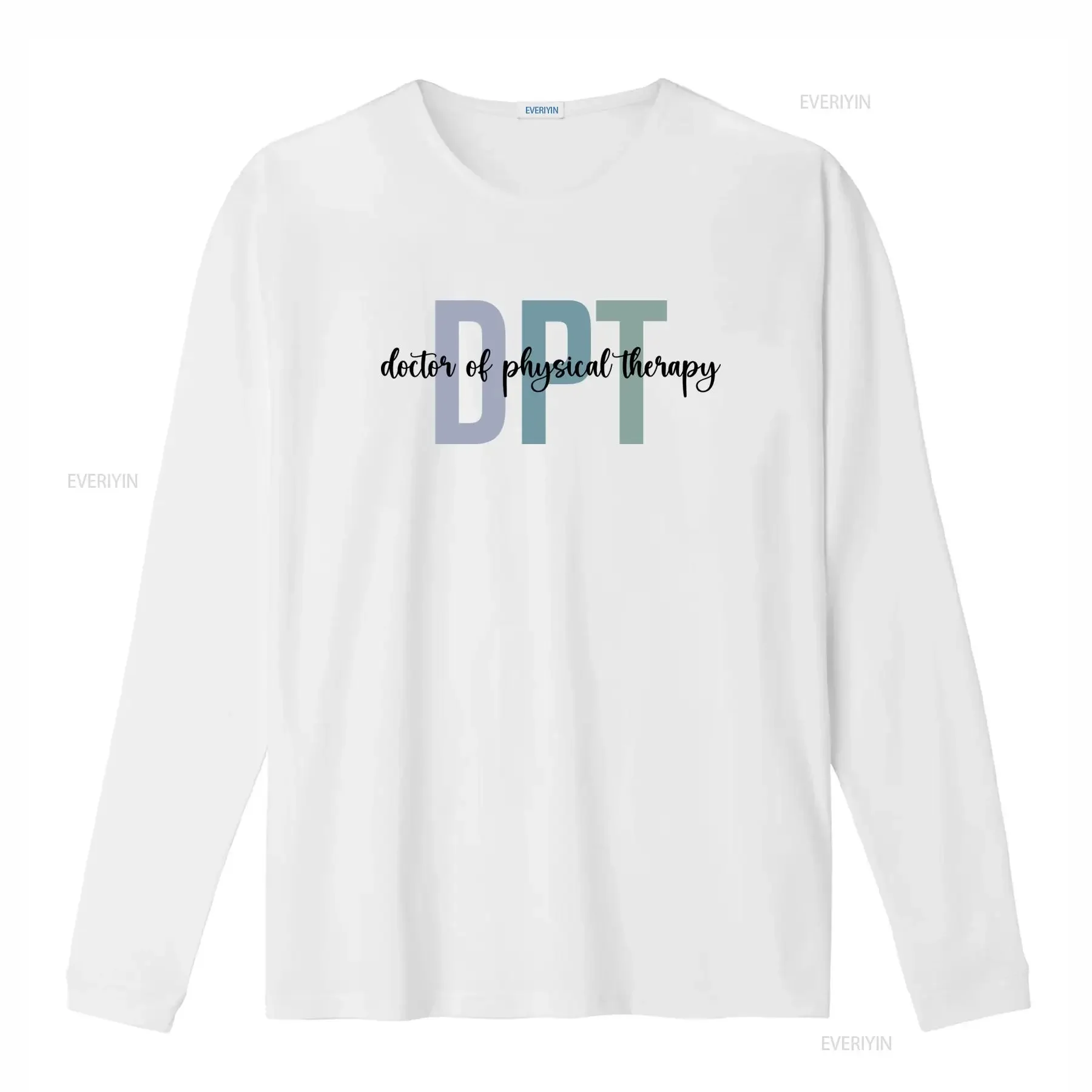 Minimalist DPT Doctor of Physical Therapy Print Casual T Shirt vintage Washed Stretched Versatile designer clothes Breathable