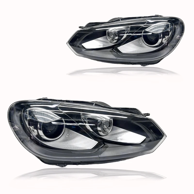 

Хорошо продаются. Применимо к 2010-2015 годы Golf 6 GTI Фары прямых продаж с фабрики. Автомобильные ксеноновые фары.