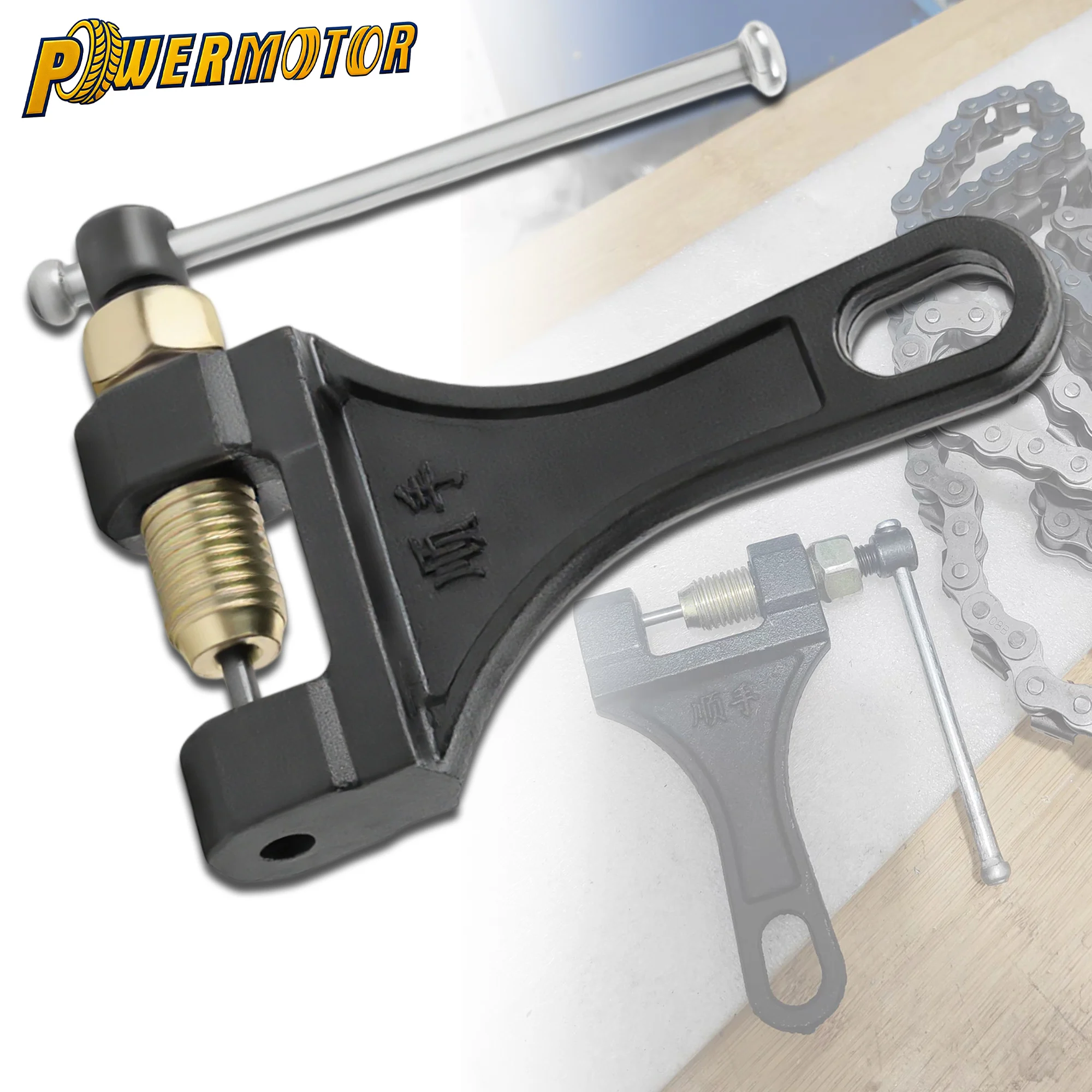 

Heavy Duty Chain Breaker Riveting Tool 420 428 520 530 For Motorcycle ATV Dirt Bike Chain Repair Tool Universal Parts