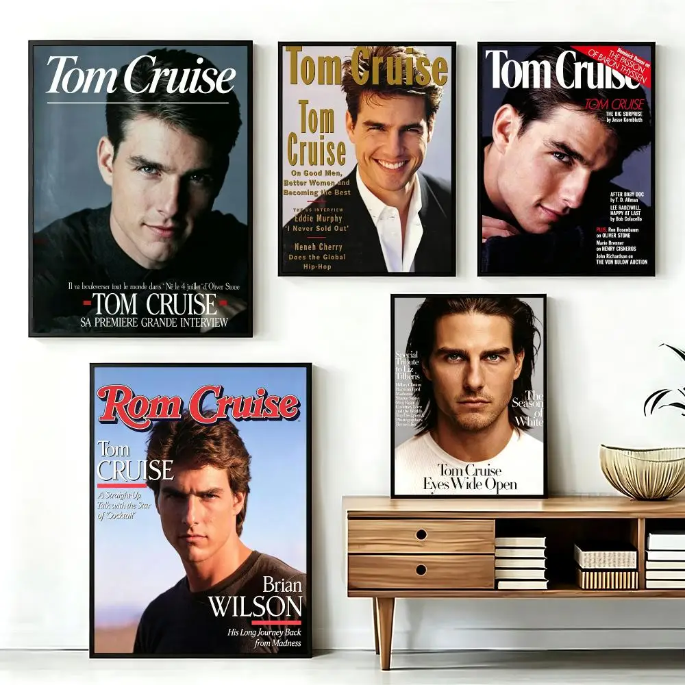 actor Tom Cruise Poster  Poster HD Printing Fresh and Nordic Home Decor Wall Art for the Living Rooms Hallways Gift Giving