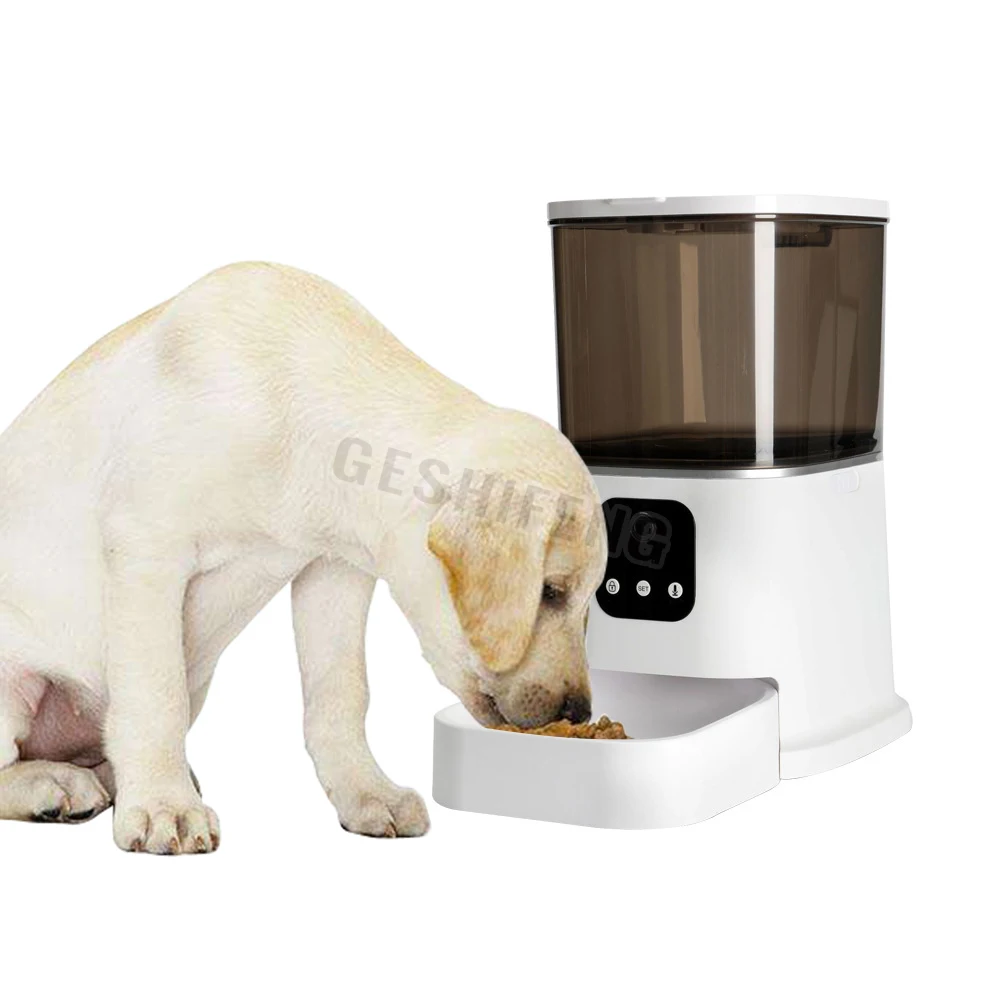 

Wholesale Pet Supplies Pet Automatic Feeder 5L Capacity Plastic Bowl Smart Pet Feeder For Cats And Dogs