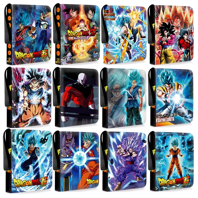 

900 PCS Dragon Ball Son Goku Vegeta Frieza Card Album Book Game Card Holder Binder VMAX Game Card Collection Kids Toys Gifts