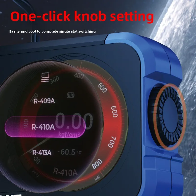 VRM2-X Digital Display Colorful Screen Refrigerant Charging Electronic Watch 72 Kinds Built-in Charging