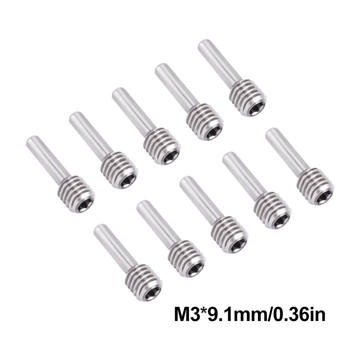 10 Stücke M2 M3 M4 Vorne/Hinten Stoßstange Antriebswellen Pin Schrauben Mittelachse Bolzen Stellschraube für 1/10 RC Crawler Auto Axial SCX10 Modelle – Detail 5