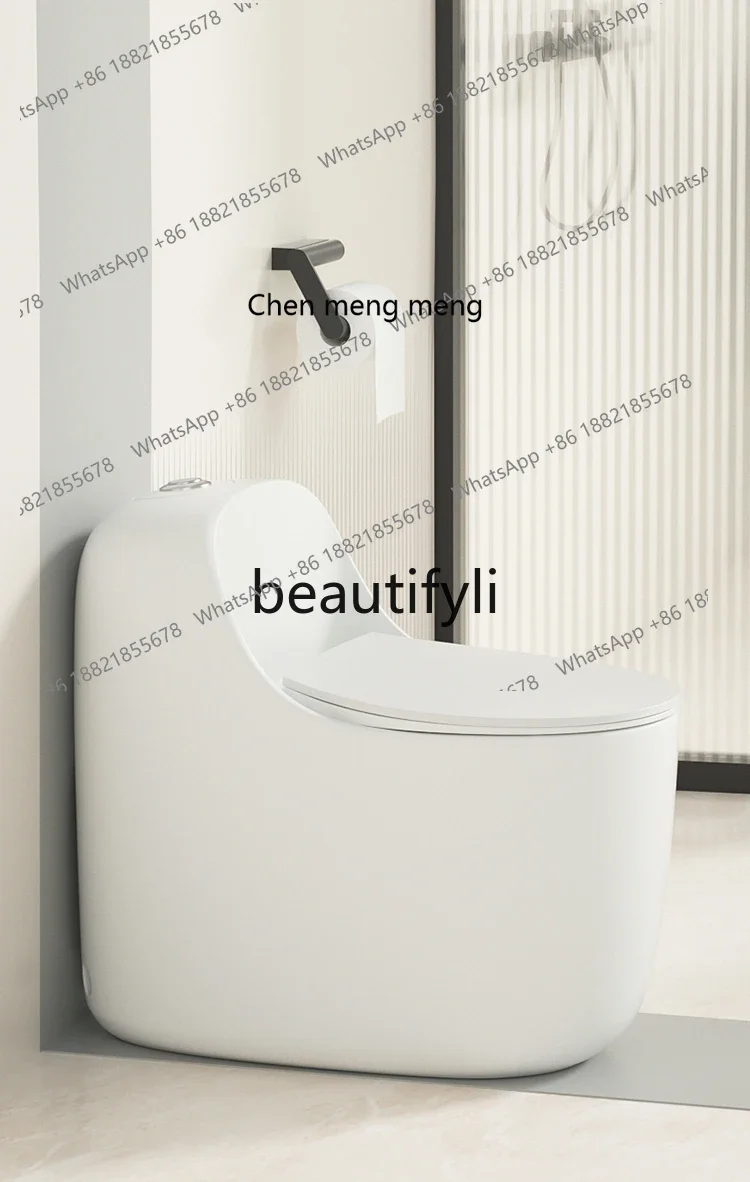 N178   New, horizontal row of household toilets, straight flush type, large-impact, large-diameter deodorant, silent toilet