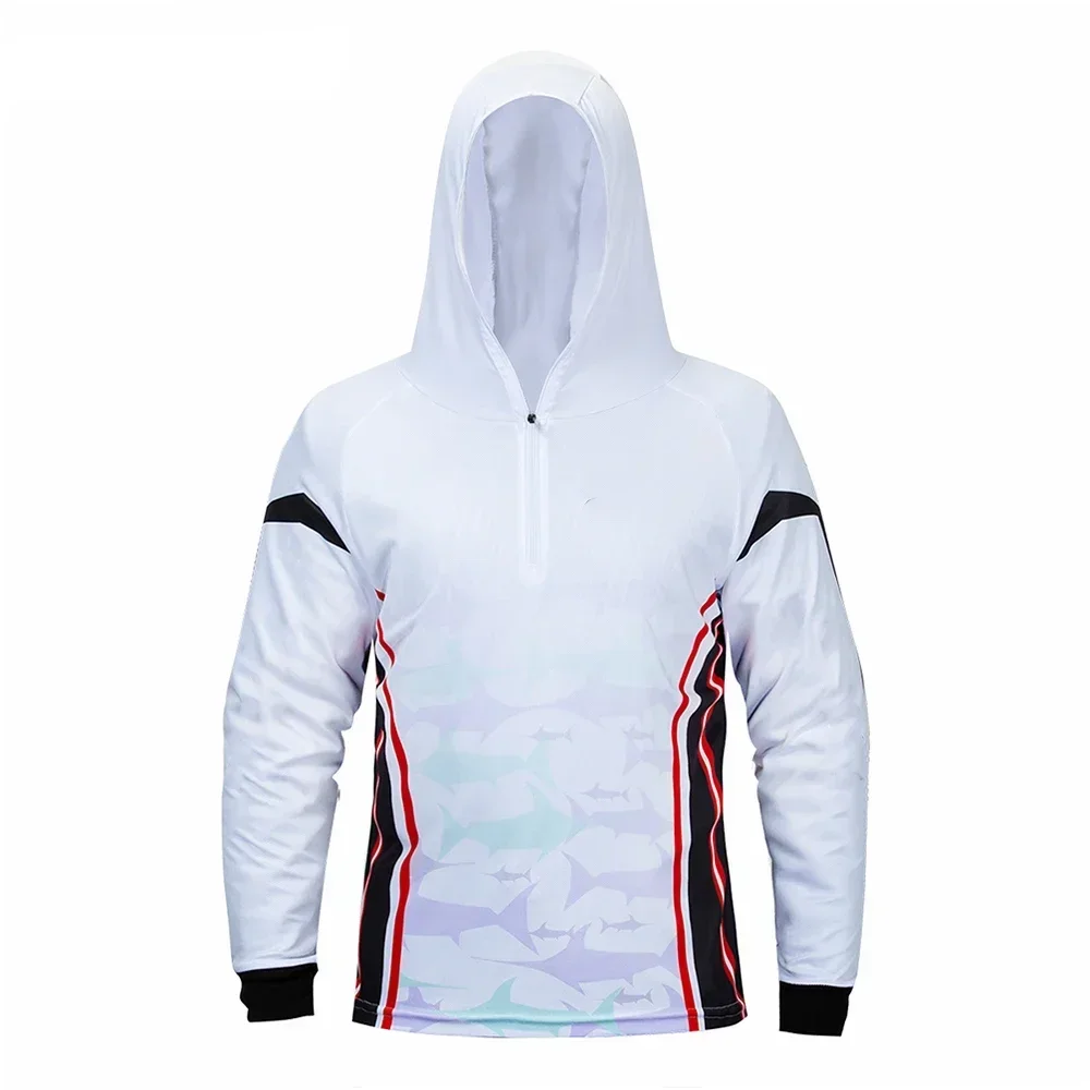 

Fishing Hoodie Men's Long Sleeve Uv Protection Angling Clothing Outdoor Hiking T-Shirt Fishing Surfing Shirts