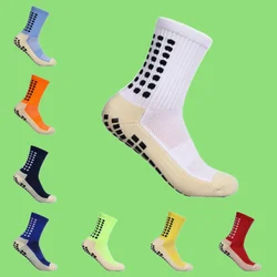 3/6 Pairs High Quality Anti-slip Soccer Women Men Black White Socks Outdoor Casual Sport Grip Football Yoga Socks