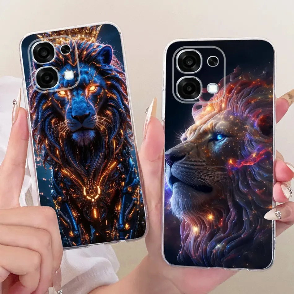 ل ممن لهم A6 برو 4 جرام 5 جرام 2025 كول التنين النمر نمط جراب هاتف ل ممن لهم A6 برو CPH2781 CPH2799 لينة سيليكون بولي يوريثان الحالات #6