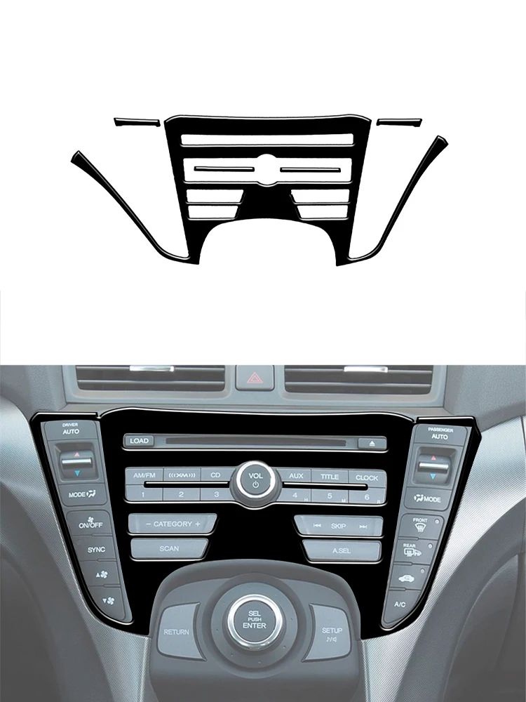 Brand New ABS Gloss Black Stickers For ACURA TL 2009 2010 2011 2012 2013 2014 2015 2016 2017 2018-2023 Car Interior Accessories