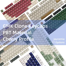GMK 클론 체리 프로필 키캡, PBT 염료-서브 야생 사막 식물 플리리스, 기계식 게이밍 키보드, 7u 키 앨리스 레이아웃