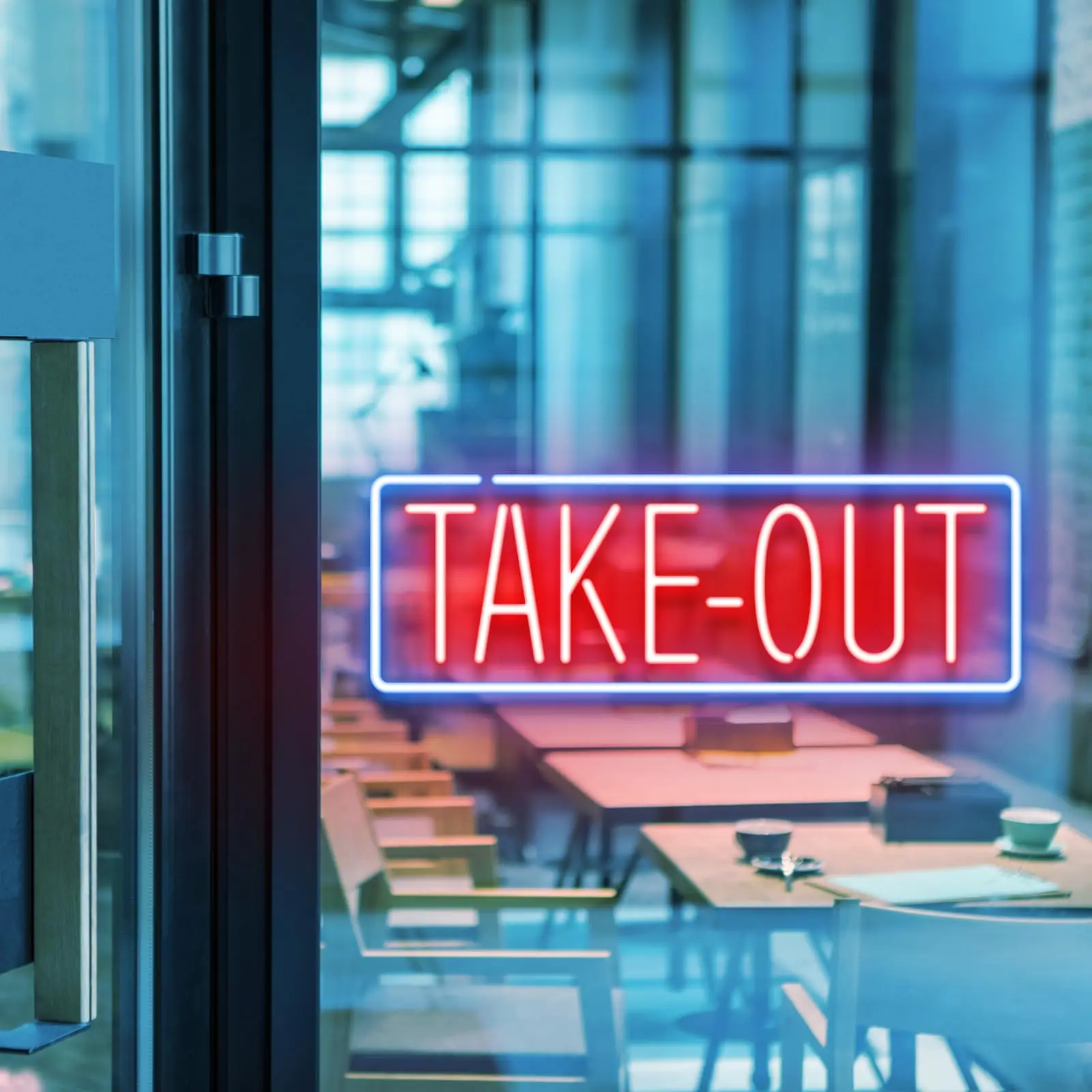 لافتة نيون Led - لافتة نيون Led لمتجر الأعمال للمطاعم والحانات والمقاهي تعمل بمنفذ USB، لافتة أعمال Led