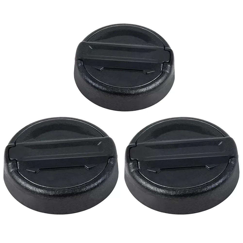 

Auto Parts Keyhole Covers Replacement 3 Pieces ABS Black Easy To Use Easily Install For Jeep For Wrangler 2018-24