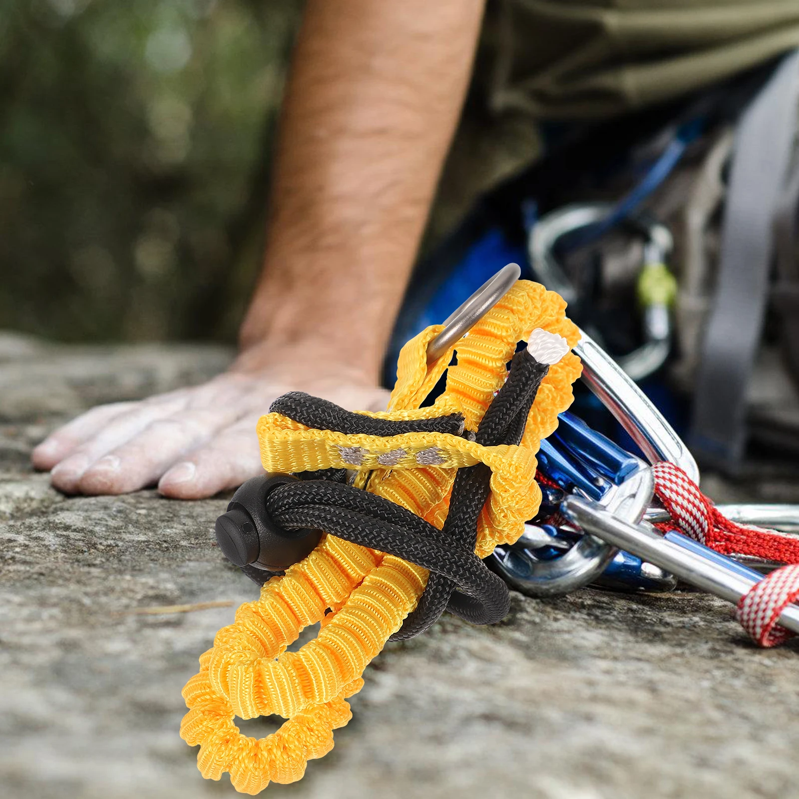 

Elastic Climbing Rope for Outdoor Mountaineering Camping Heavy Duty Cord Anti Lost Safety Gear Portable Lightweight Practical