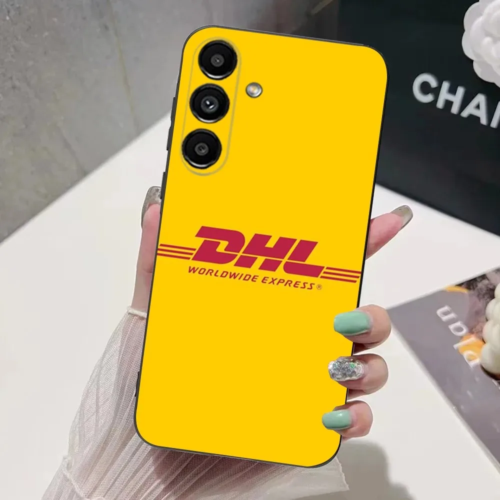 D-DHL Express cover  Phone Case For Samsung S24,S21,S22,S23,S30,Ultra,S20,Plus,Fe,Lite,Note,10,9,5G Black Soft Cover