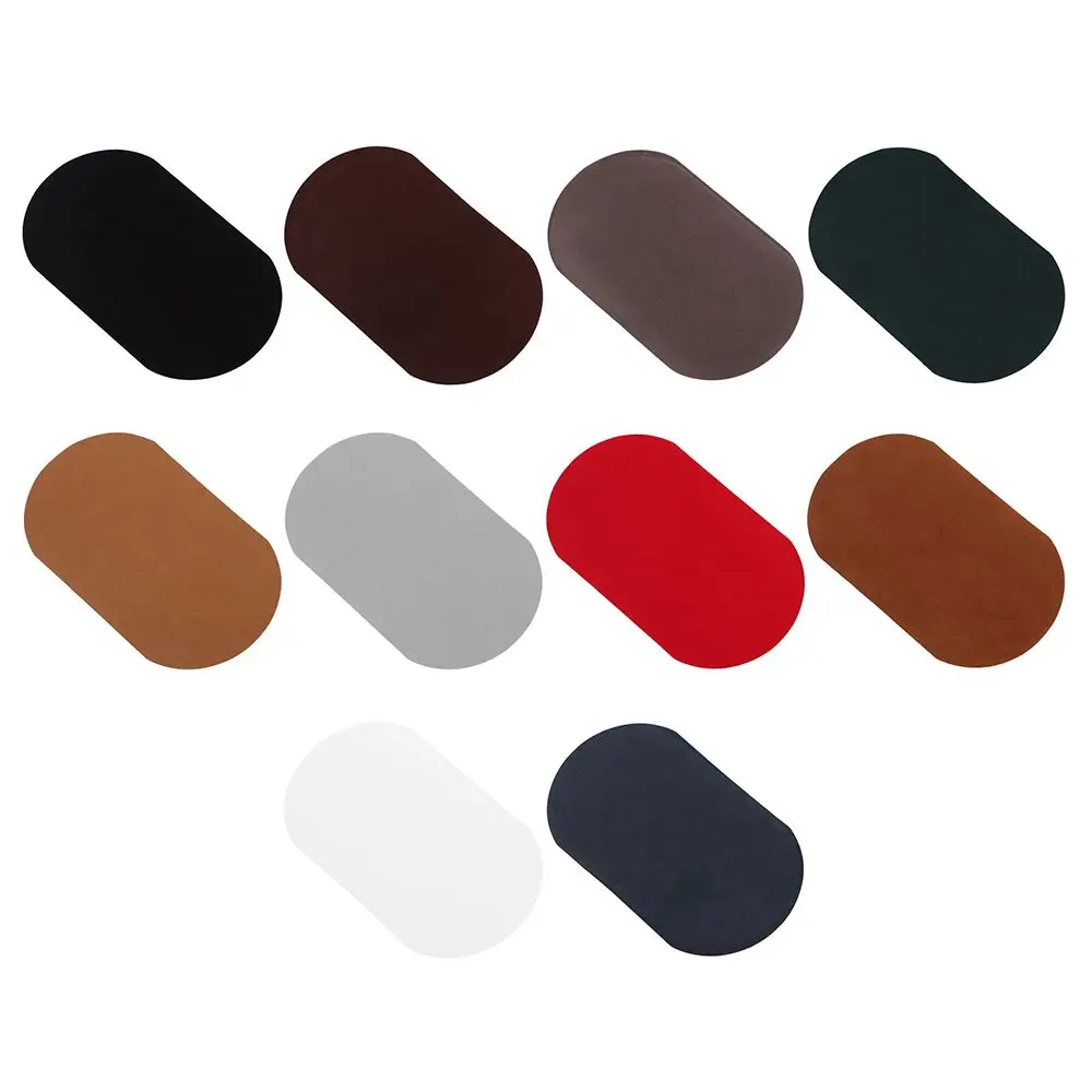 

2Pcs PVC Fashion Imitation Buckskin Stickers Clothes Patches for Clothes Elbow Iron on patch Leather Pants Knee Appliques