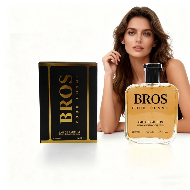 BROS-Perfume para hombre, sabor a agua de mar fresca, fragancia de última luz, tono oceánico, fragancia De Colonia, Spray Natural, 100ml, Eau De Toilette
