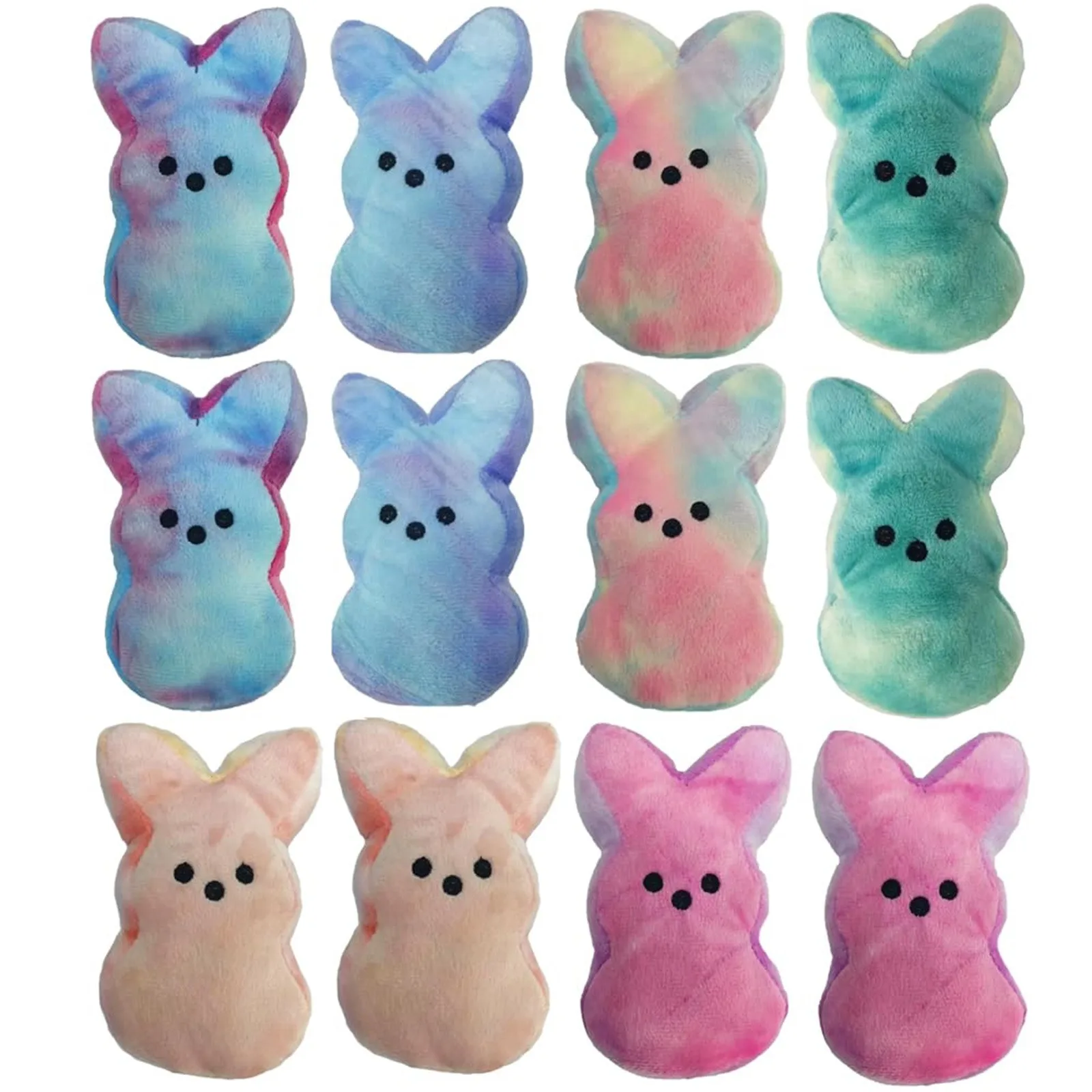 15cm Peep Bunny Plush Toys Stuffed Animal Star Carrot Rabbit Doll Room Desktop Sofa Decor Easter Bunny Soft Pillow Gifts For Kid