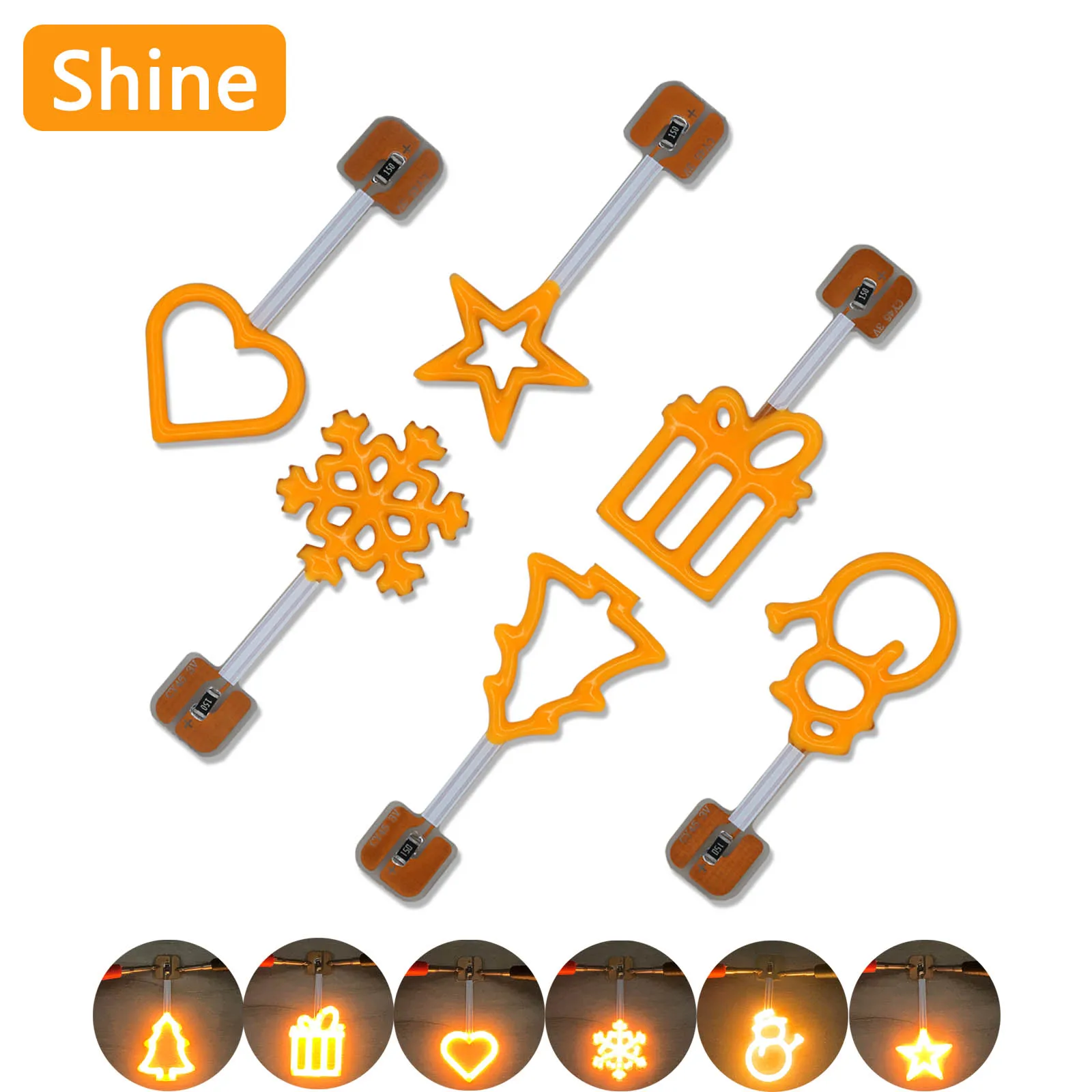 

LED Hotel Bar Atmosphere Light Bulb 3V 100mA DIY Creative Decorative Art Filament Lighting Accessories Warm White