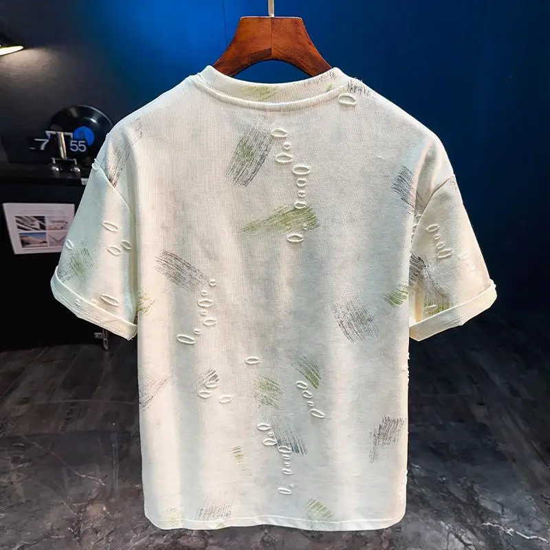New Retro Nostalgic Personalized Short Sleeve T-shirt for Men