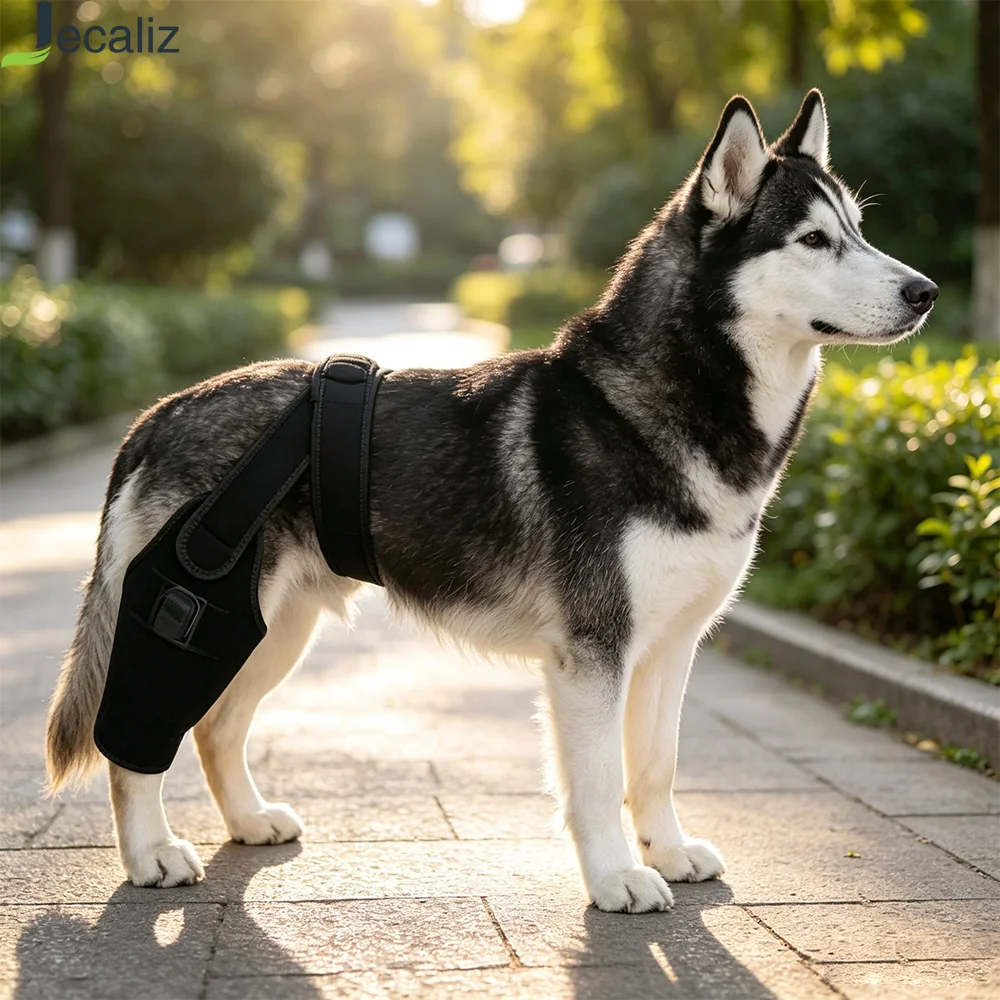Pet Dog Leg Brace Red Light Therapy 660nm 850nm Near Infrared Hip Joint Pain Relief Arthritis Post-Surgical Recovery Wrap