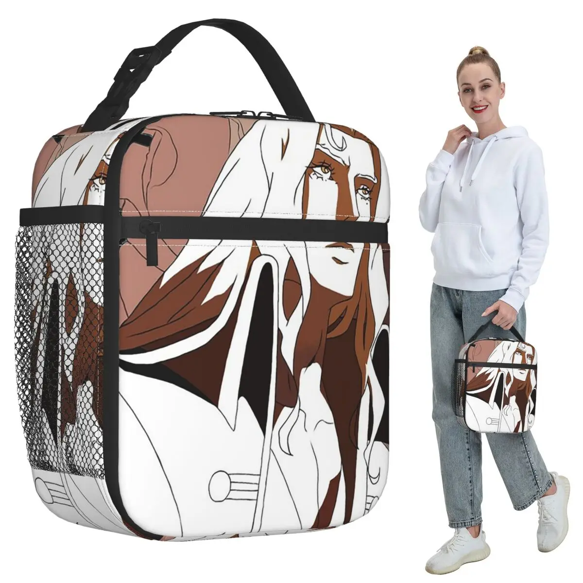 

Alucard From Castlevania Insulated Lunch Bag for Kids School Cooler Thermal Food Box Tote Portable Lunch Boxes Container