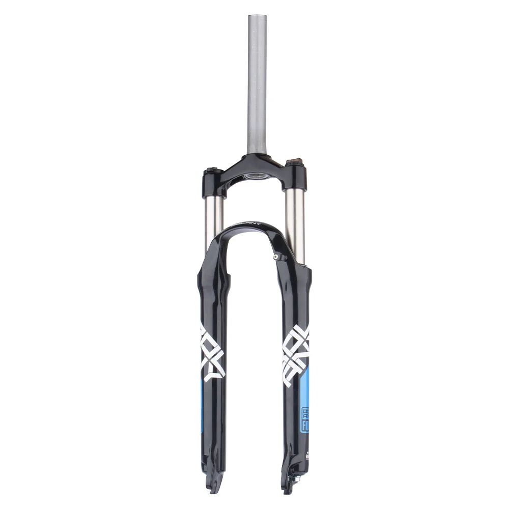 Mountain Bike Front Fork 26/27.5 Inch Mechanical Fork Aluminum Alloy Shoulder Control Shock Absorber Front Fork Bike Accessories