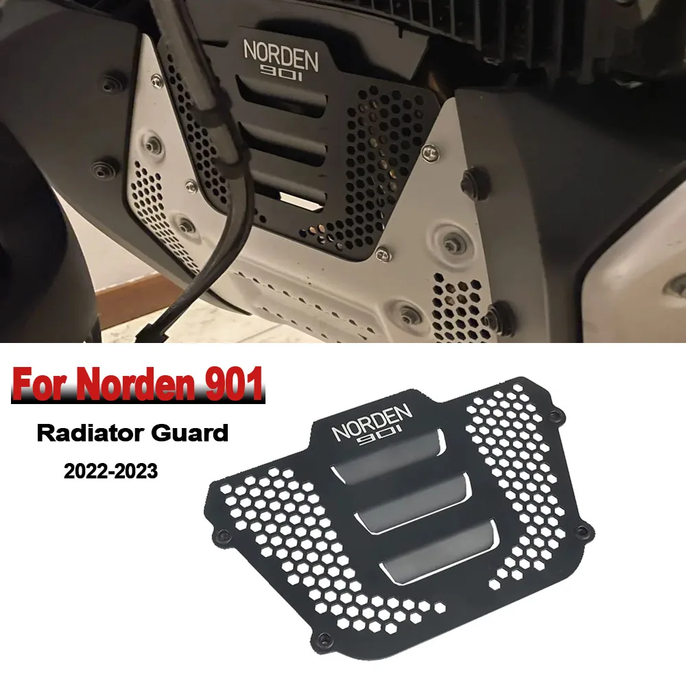 

New Motorcycle Accessories Aluminium Engine Radiator Guard Cover Protection Fairing For Husqvarna Norden 901 Norden901 2022-2023
