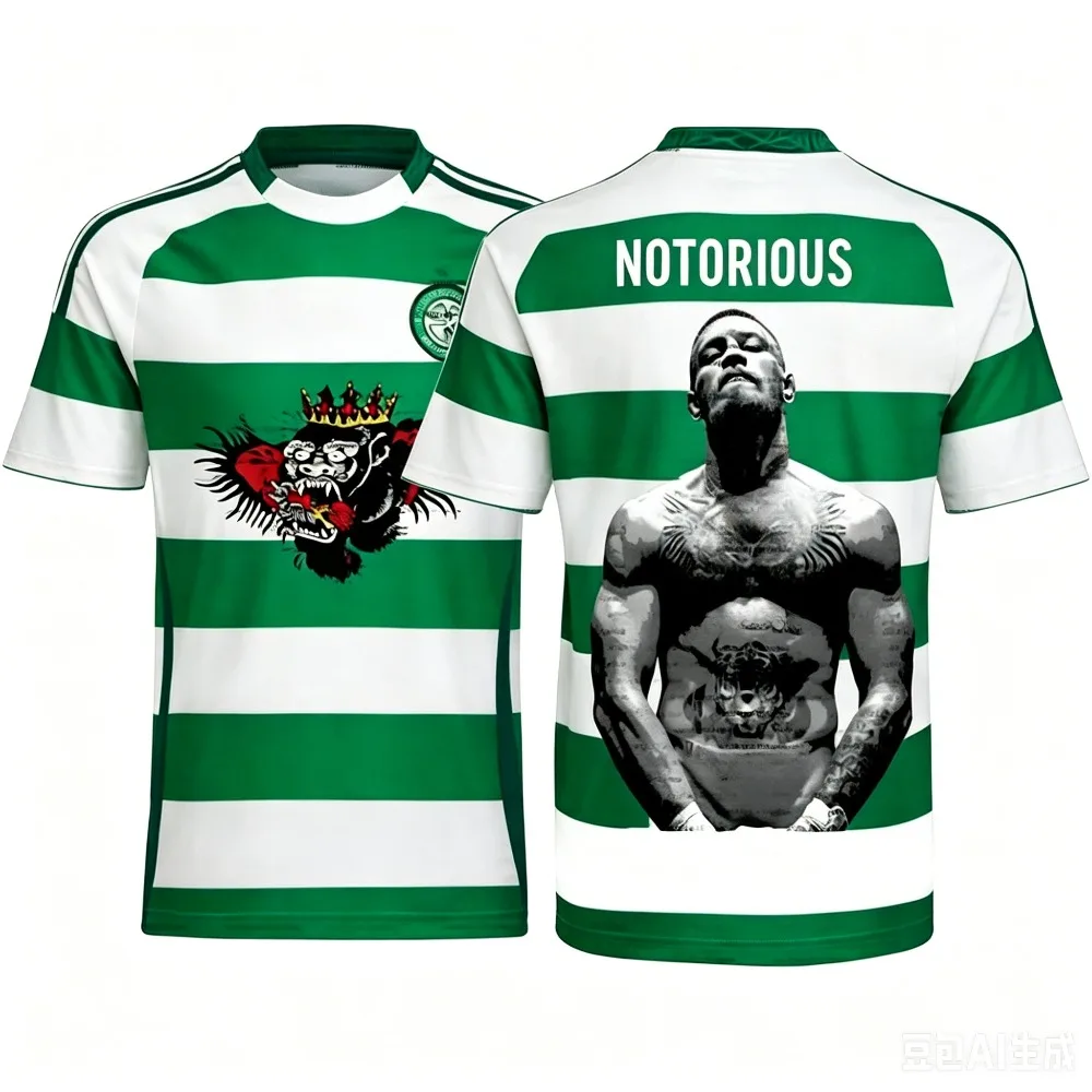 Novedad de verano, camiseta de fútbol MMA de edición especial Notorious Conor McGregor para hombres y mujeres, camiseta deportiva transpirable para entrenamiento físico, Top